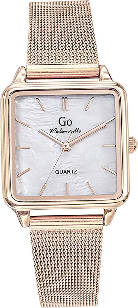 Girl Only orologio da polso da donna in oro rosa analogico Mademoiselle bracciale in acciaio D2UGO695627