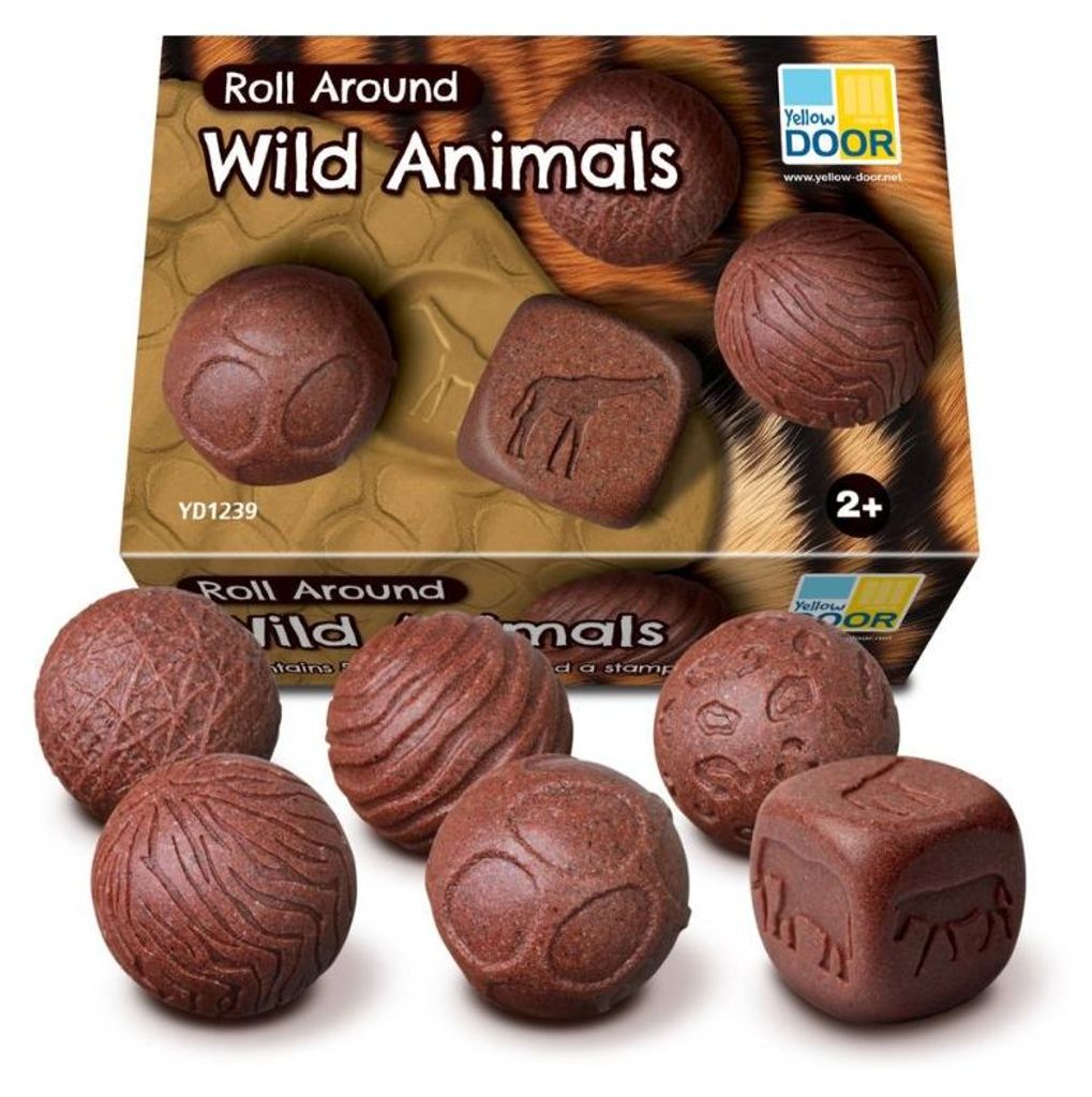Yellow Door Knetroller Wildtiere - sensorisches Spielzeug Set