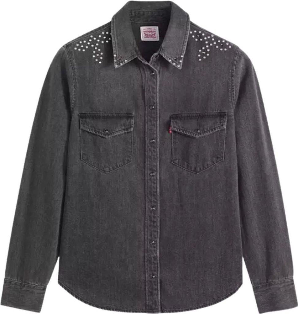 LEVI'S – Damen-Jeanshemd im Westernstil mit Nieten – Größe M