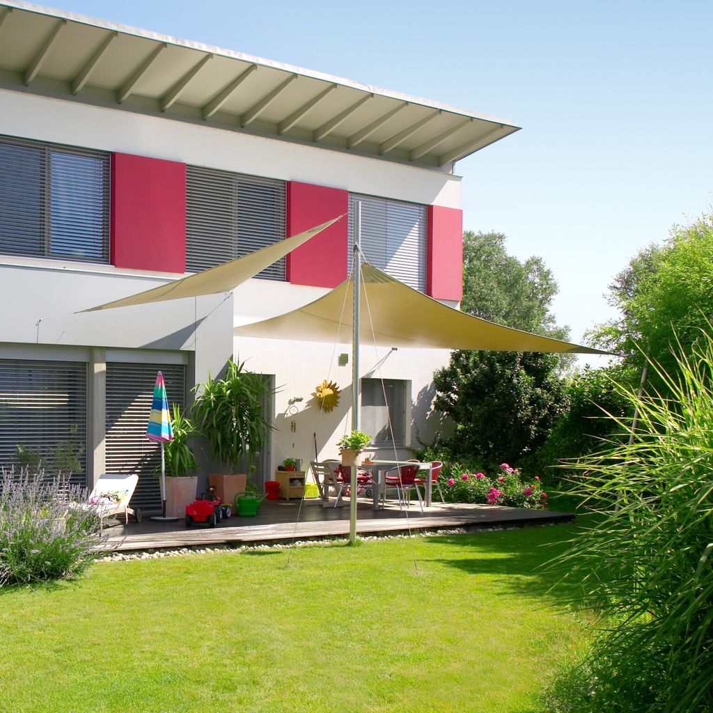 Relaxdays Sonnensegel-Befestigungsset, 40-teilig, Edelstahl Produktbild 