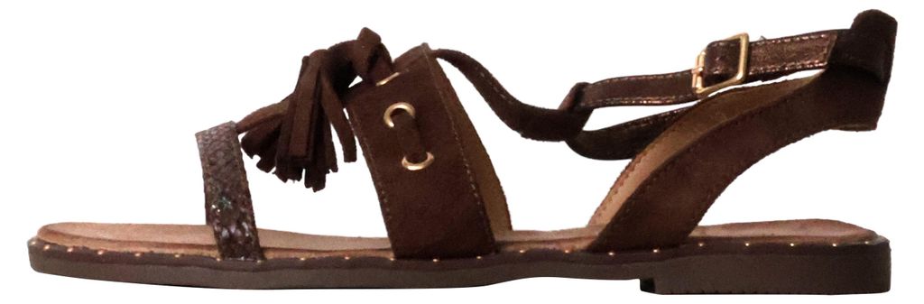 Flache Riemchensandalen