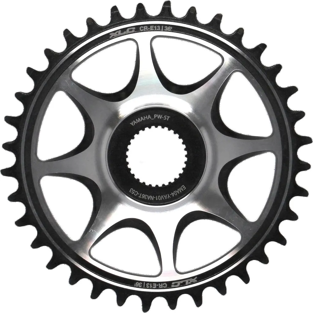 Plateau 36 dents XLC CR-E13 Yamaha PW-ST en acier pour VTT électrique
