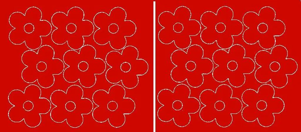 Adesivi Vetrine Fiori Rossi Opachi - Kit 18pz Decorazione Professionale