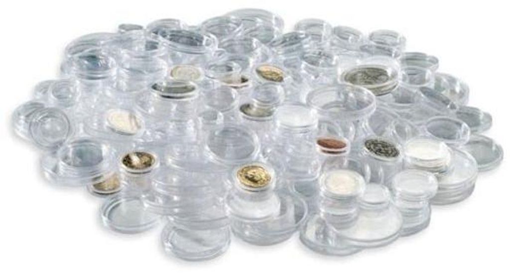 Münzkapsel-Sortiment Euro, 100 Kapseln Produktbild 