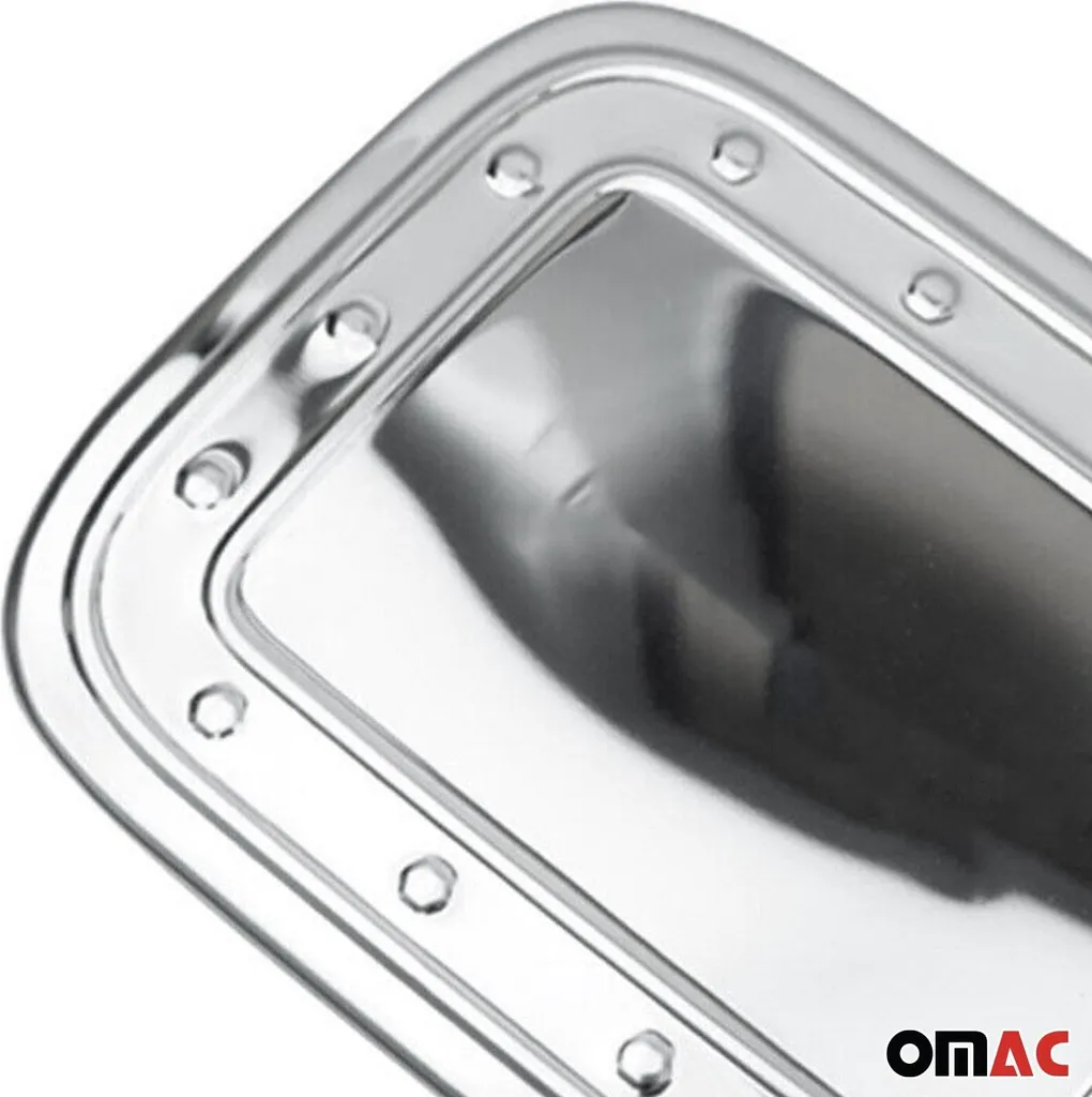 Cornice Tappo Serbatoio VW Caddy 2003-2015 Inox Silver Chrome - 5