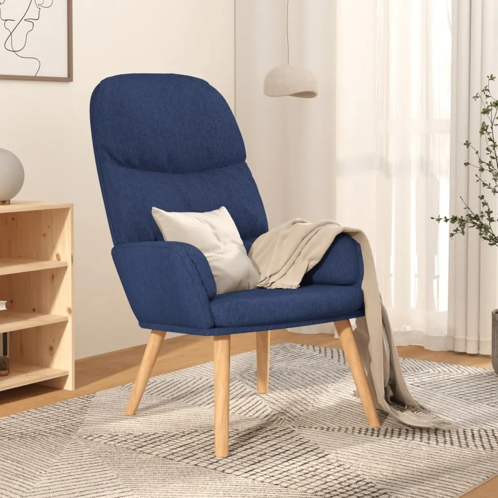 Poltrona Reclinabile vidaXL Blu: Eleganza e Relax nel tuo Soggiorno - 2