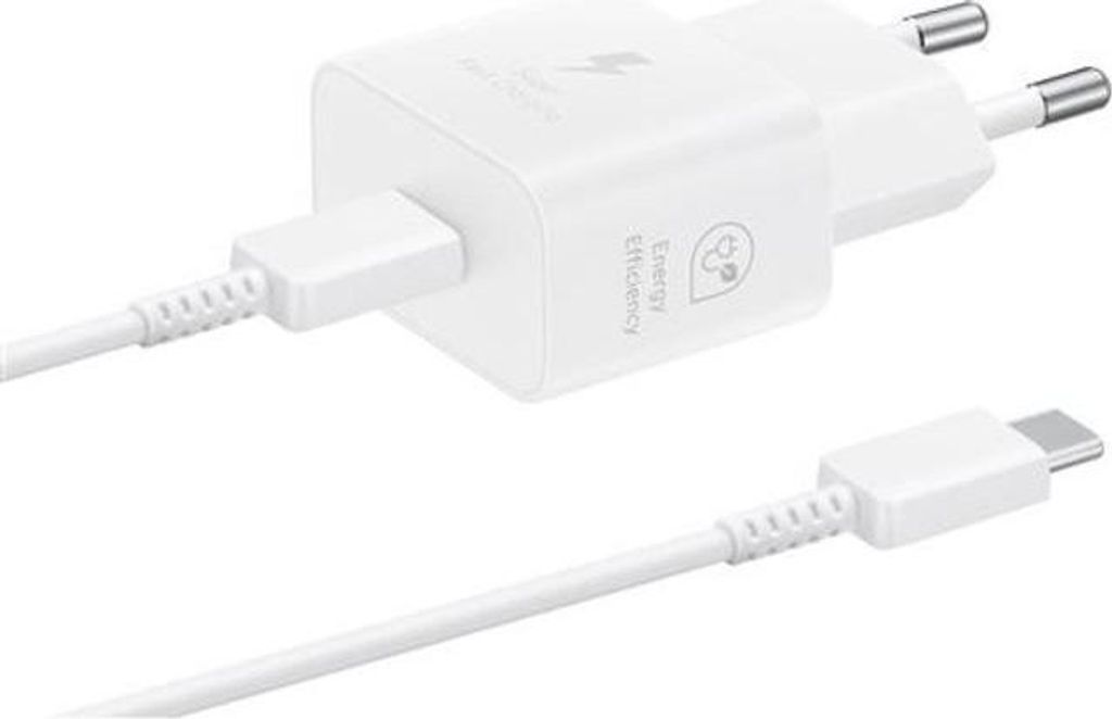 SAMSUNG Fast Sector Charger 25 W USB C (mit Kabel) Weiß