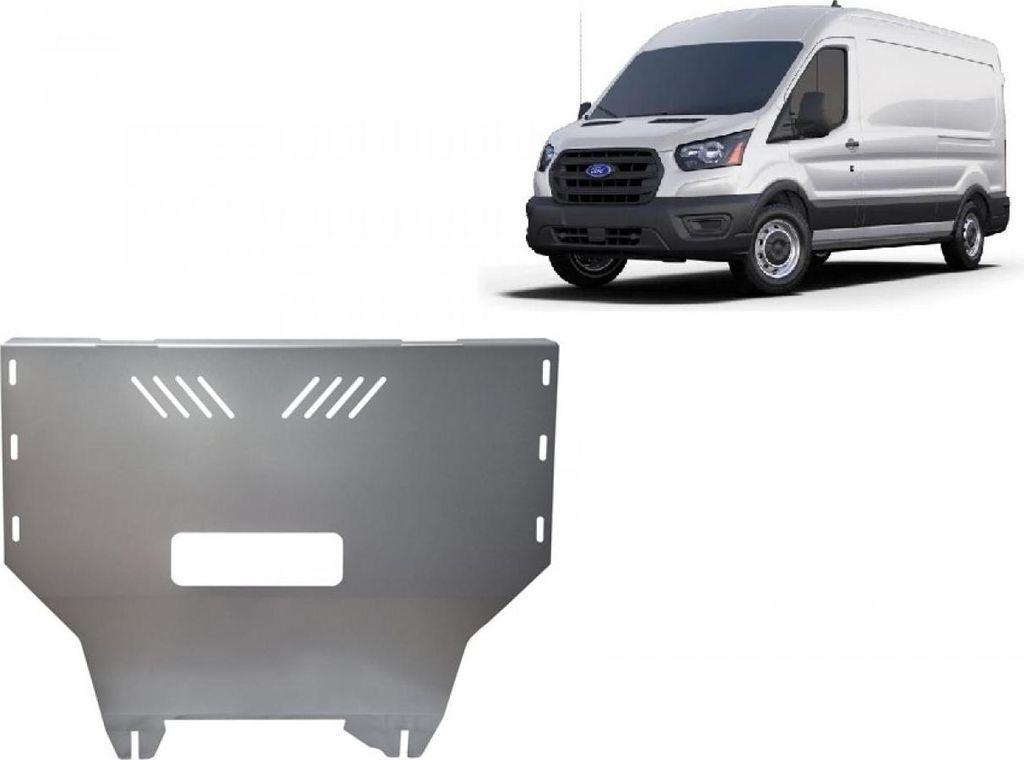 Aluminium-Unterfahrschutz für Ford Transit 4x4