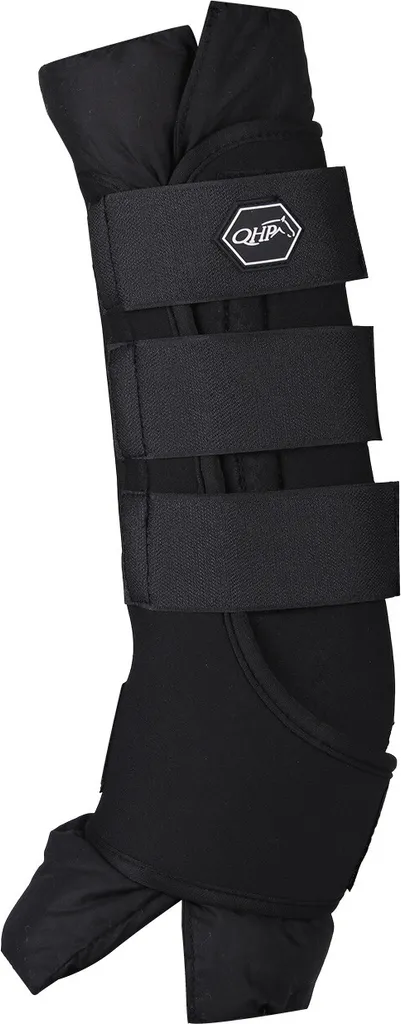 Guêtres QHP Noires XL : Soutien Tendineux et Protection de Transport