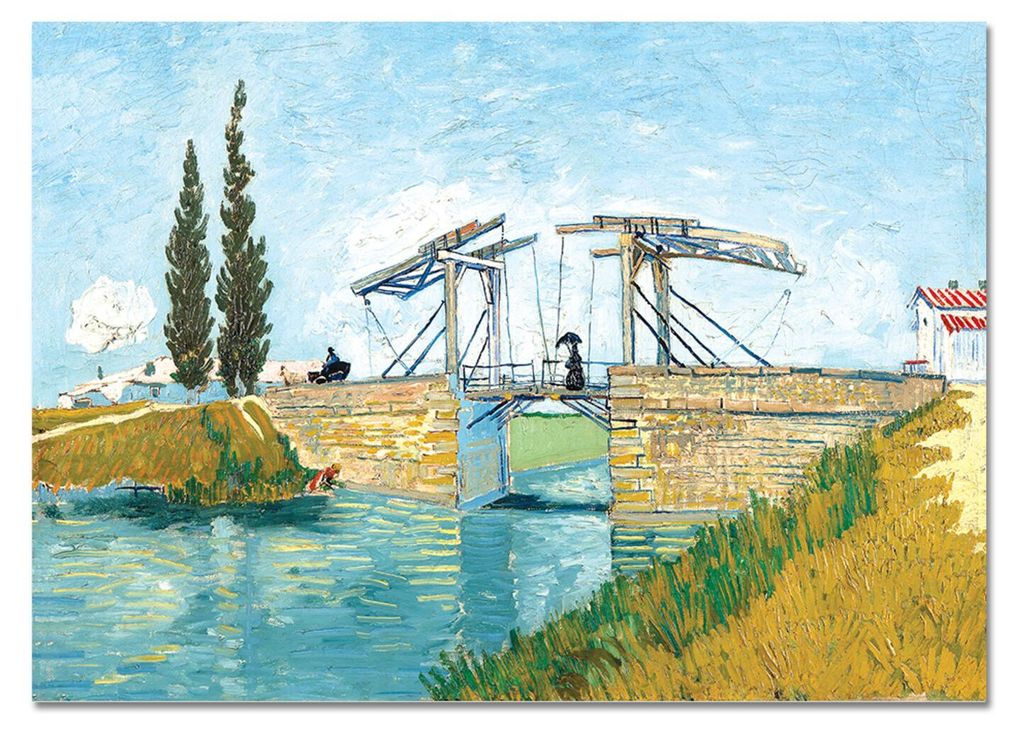 Giallobus - Brücke in Arles - Vincent Van Gogh - 140L x 100B cm - Bild - Acrylglas