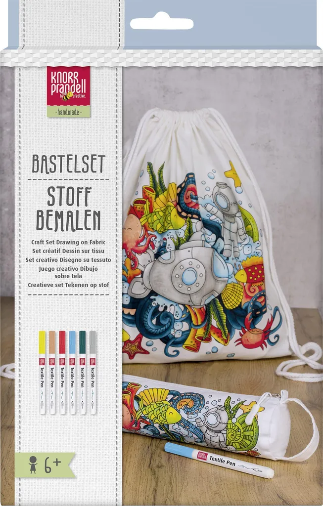 Set Créatif Seaworld KNORR prandell Thème Mer Loisirs Textiles Complet