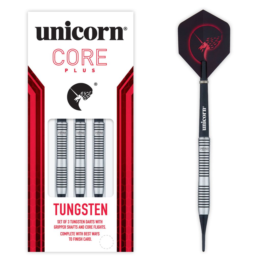 Unicorn Core Plus Tungsten Style 1 Softdarts - 20g -- 1 Satz