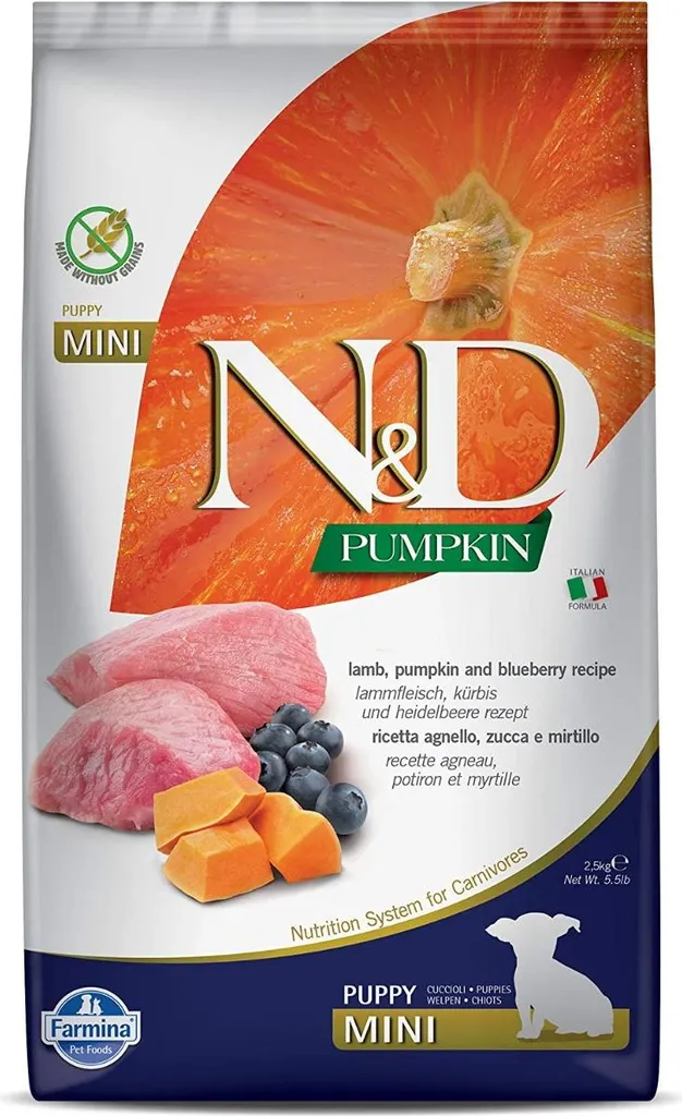 Farmina N&D Puppy Mini Lamb & Blueberry 2.5kg | Dieta per Cuccioli