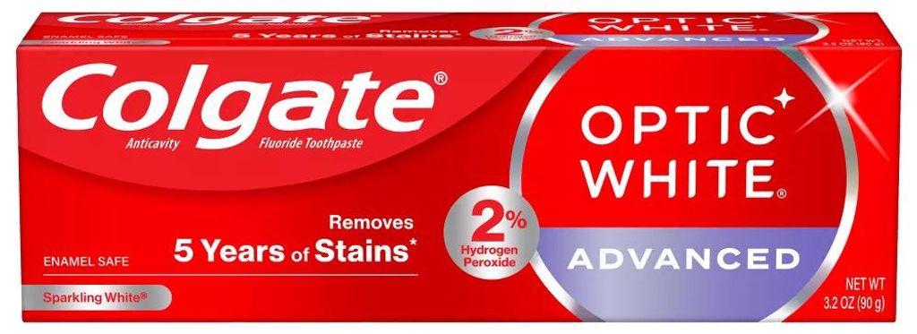 Colgate Optic White Advanced Zahnpasta, Produktbild 