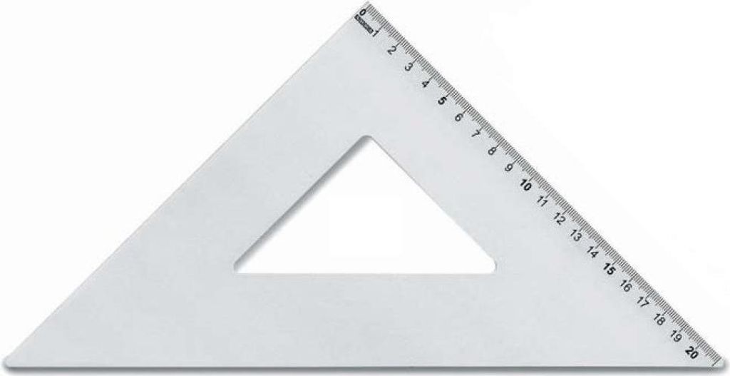 ARDA 18040, Schreibtisch-Lineal, Aluminium, Aluminium, cm, Produktbild 