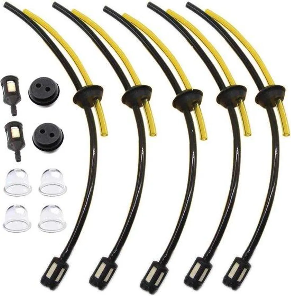 Réparer les fuites d'essence : kit filtre et tuyau pour coupe-bordure