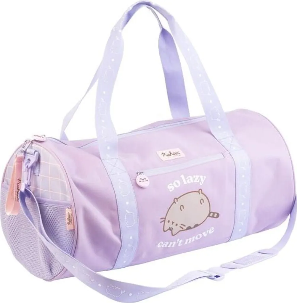 Sac de sport Pusheen Moments avec bandoulière réglable rose sacoche