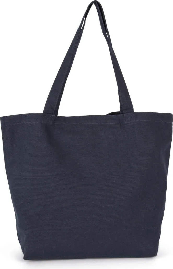 Borsa Kimood KI0251 con Anello a K: Shopper Robusta in Cotone 310g