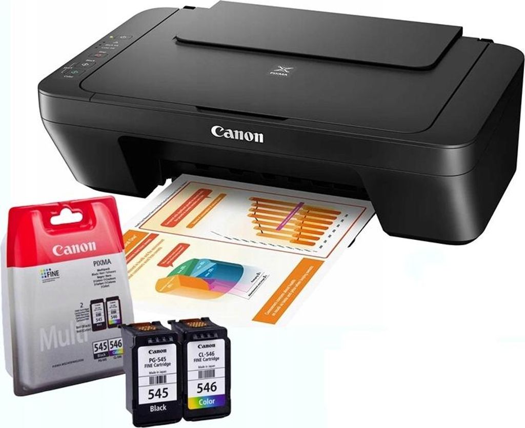 Drucker Scanner Kopierer Canon Mg2555S - Haushaltsgerät, Günstige Drucke