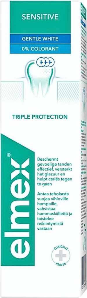 Elmex - Zahnpasta - Sensitive Whitening - Dreifachschutz - Produktbild 