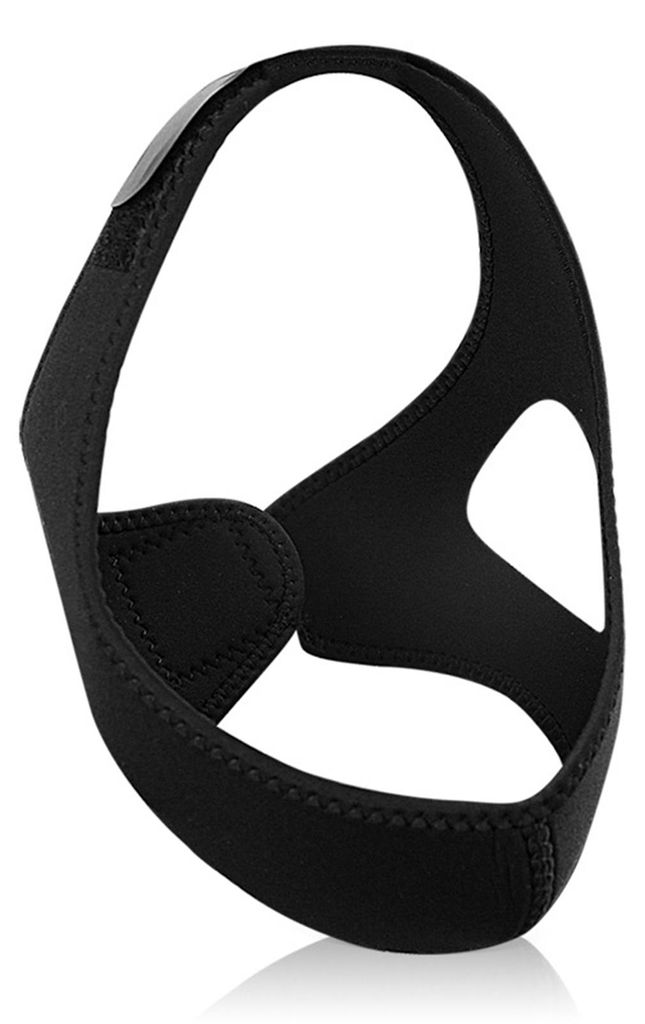 Anti-Schnarch-Kinnband, verstellbar, atmungsaktiv, hält den Mund geschlossen, universell für Männer und Frauen, Schlafhilfe, Anti-Schnarch-Kiefe...