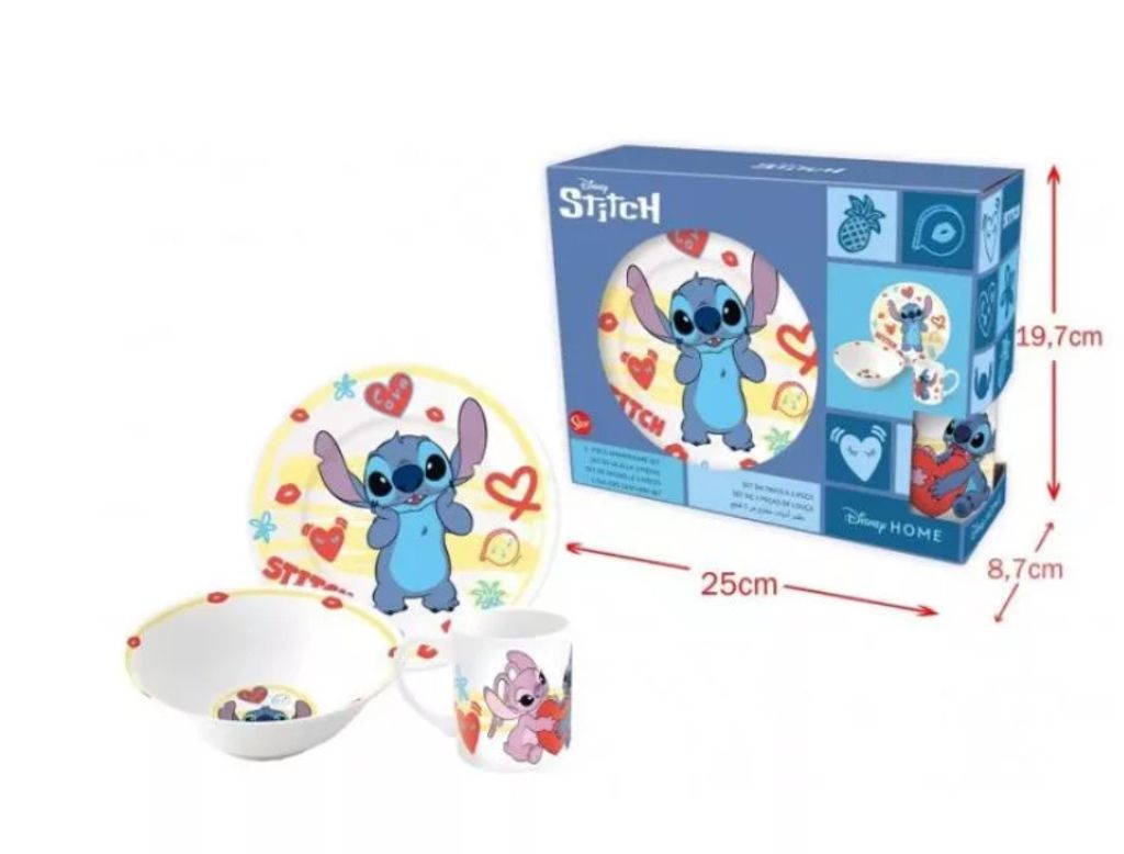 Porcelánový riad Disney Lilo a Stitch Srdce Obrázok produktu 