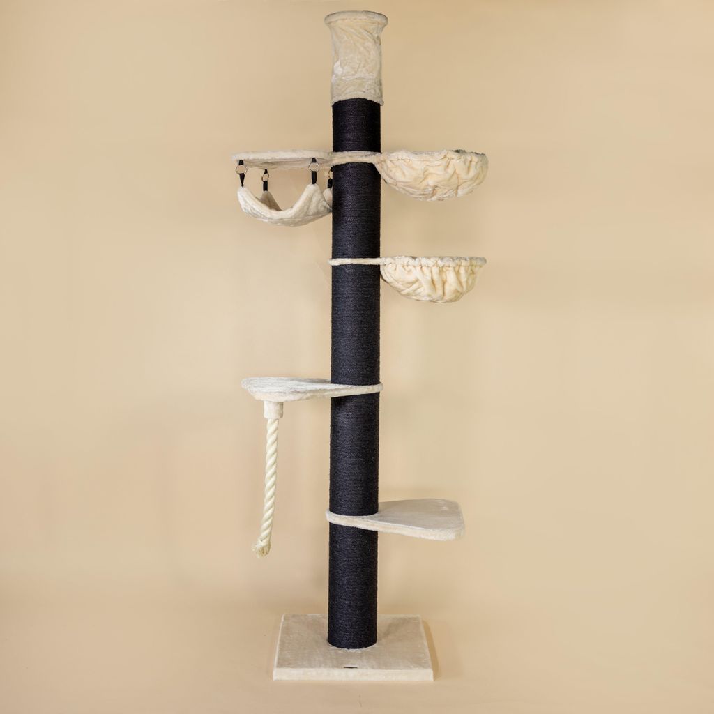Kratzbaum Maine Coon Tower Blackline Crown 235-255 cm (Creme)