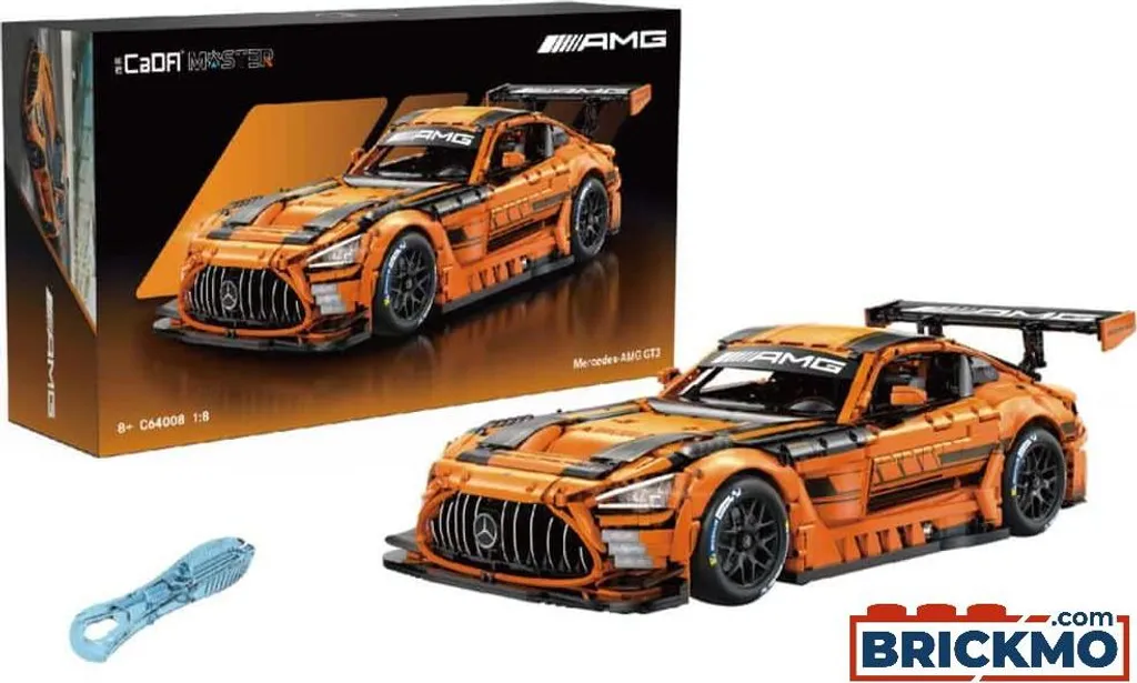 Mercedes AMG GT3 CaDA 1/8 avec moteur V8 et boîte séquentielle pro
