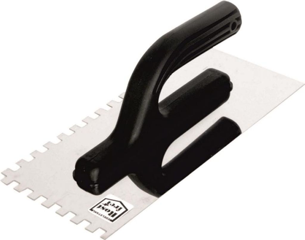 Edelstahl-Zahnspachtel 480*130Mm Zahn 10*10 - E-323-0484