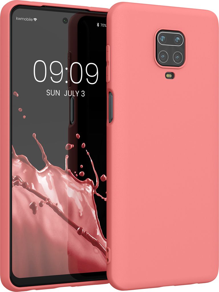 kwmobile Hülle kompatibel mit Xiaomi Redmi Note 9S / 9 Pro / 9 Pro Max Hülle - weiches TPU Silikon Case - Cover geeignet für kabelloses Laden -