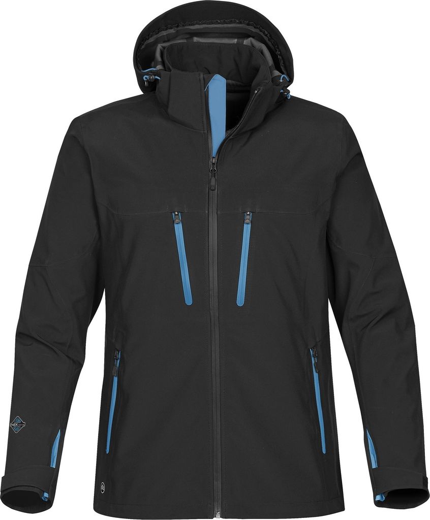 Stormtech - "Patrol Technical" Softshelljacke für Herren RW7345 (3XL) (Schwarz/Leuchtend Blau)