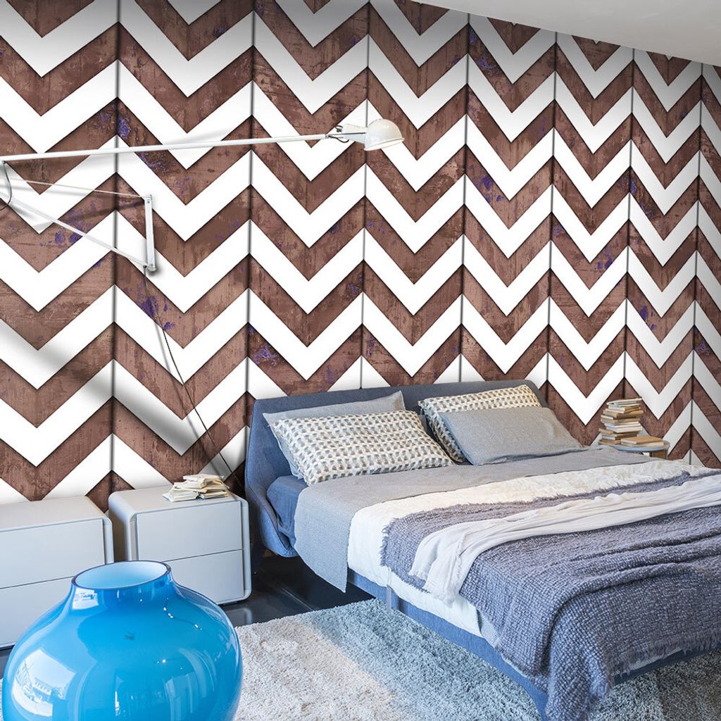 Basera Fototapete Motiv Paneele f-A-0307-j-c, Vliestapete, 50x1000 cm