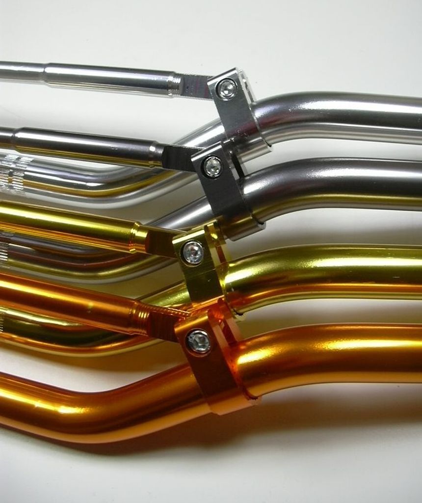 Lenker Aluminium Enduro Moto-Cross Super-Moto goldfarben