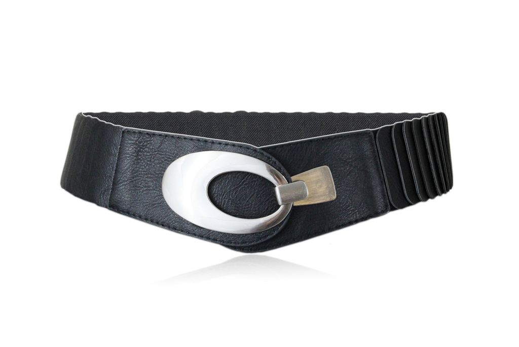 irisaa breiter Damen Gürtel Elastischer Taillengürtel, Hüftgürtel Stretch Gürtel mit Hakenverschluss