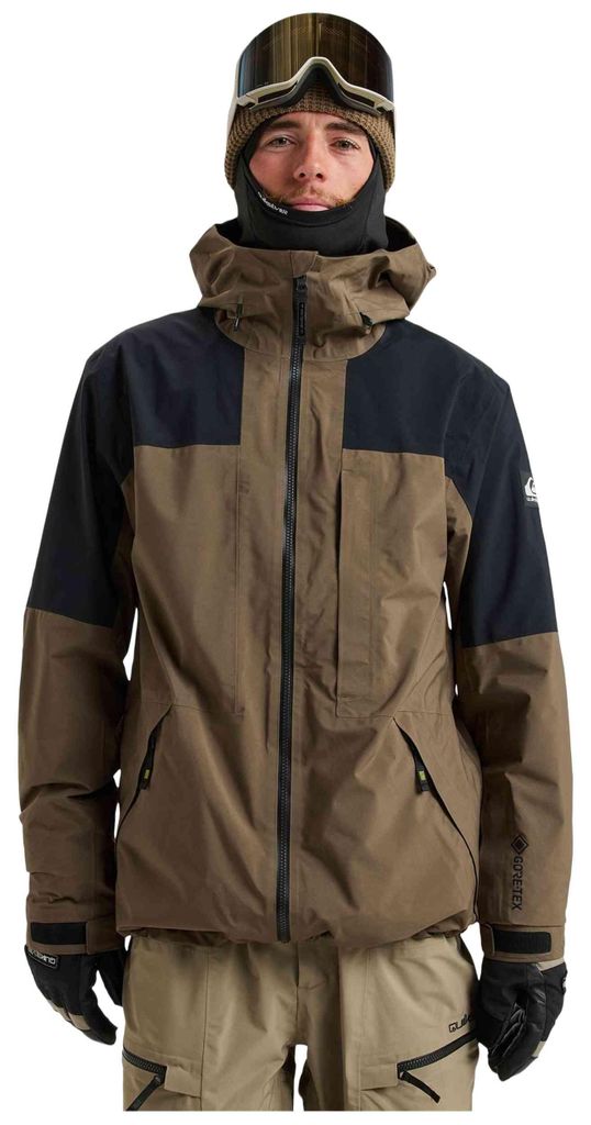 Quiksilver Forever Stretch Goretex Jacke Braun S Herren Produktbild 