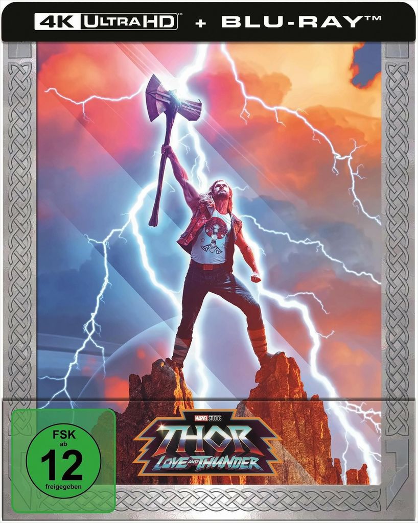 Thor: Love and Thunder (4K Ultra HD + Blu-ray, Steelbook) Produktbild 