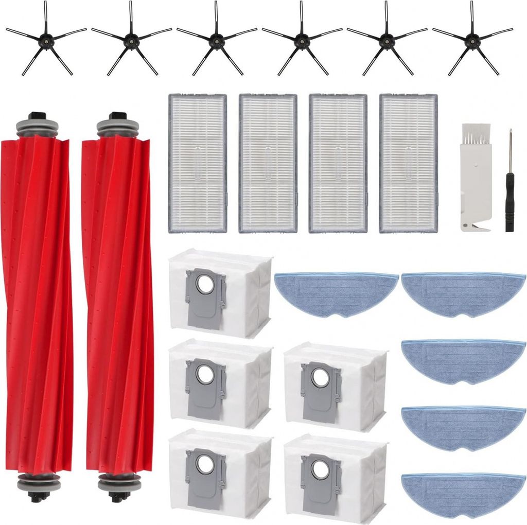 Staubsaugerdüsen-Set Zubehörset für Roborock S7 MaxV/ S7 Pro Ultra