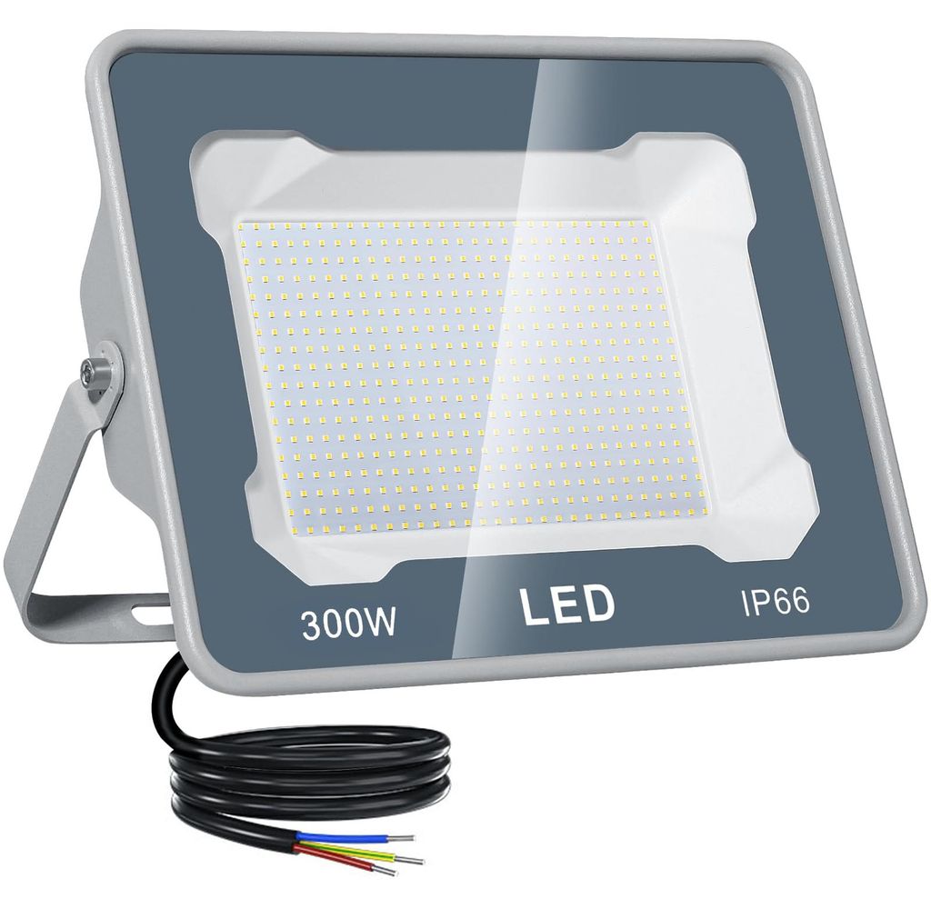 LED-Flutlicht 300W 30000 Lumen 6500K IP66 1 St.