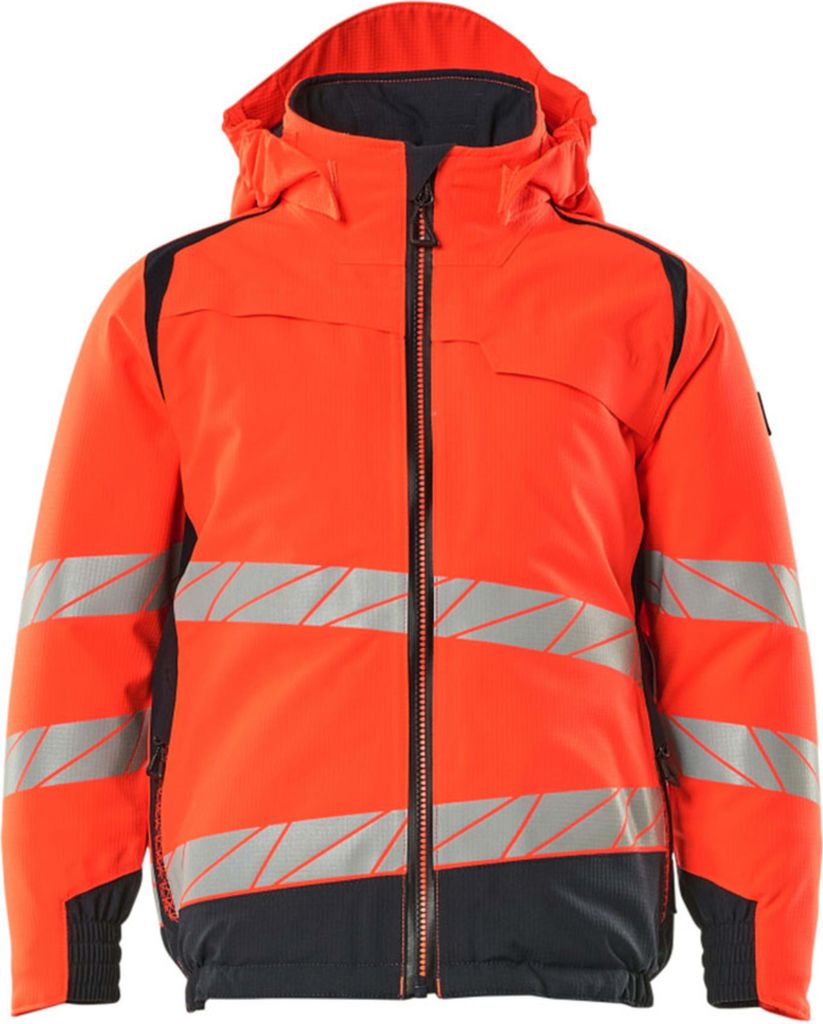 MASCOT Winterjacke für Kinder 19935 rot/schwarzblau Warnrot, 140