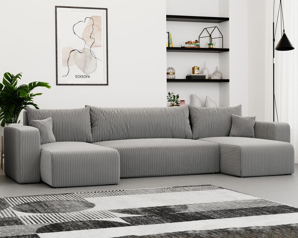 Idohome Ecksofa-Wohnzimmer Sofa mit Schlaffunktion und Produktbild 