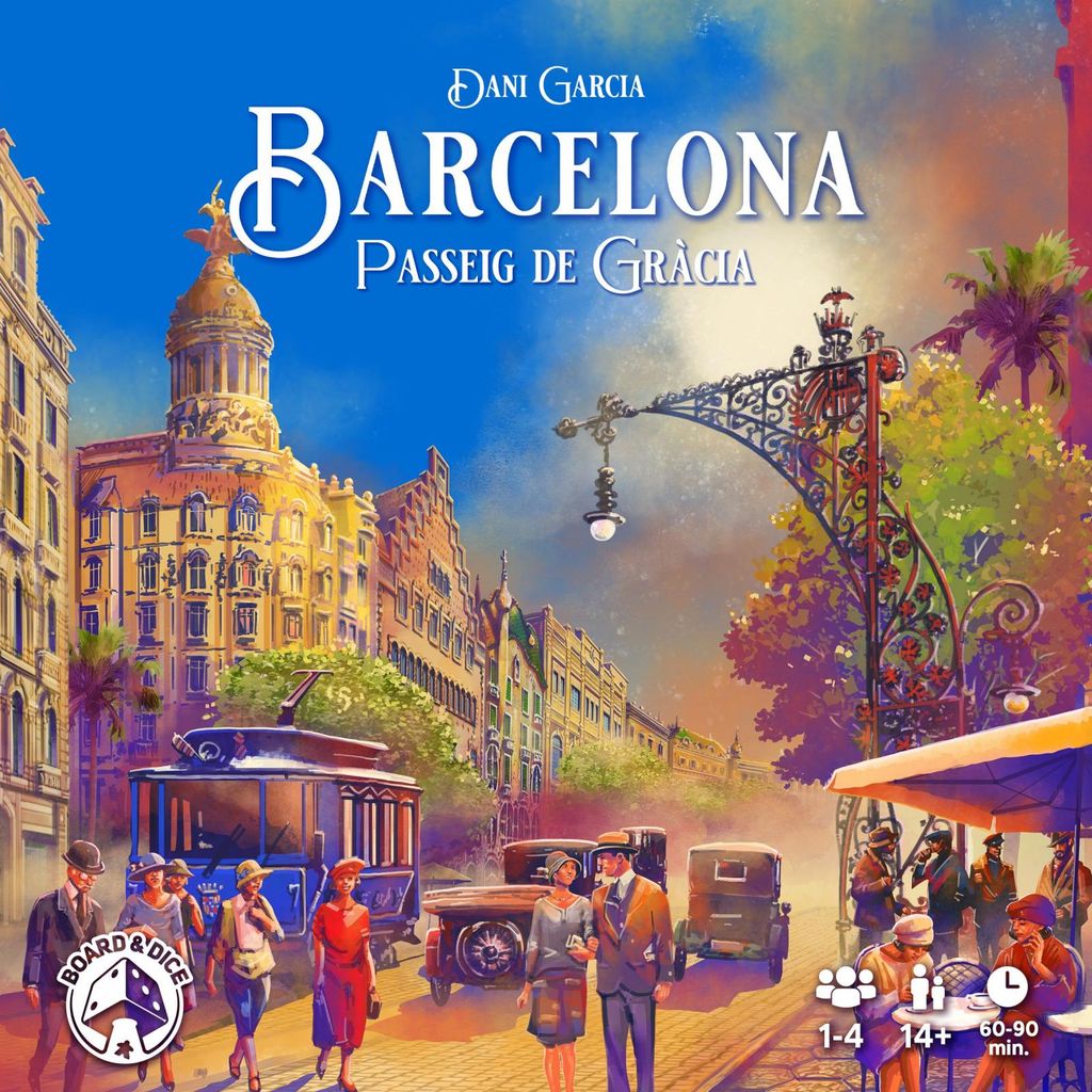 Asmodee Barcelona: Passeig de Gracia, Brettspiel, 14 Jahr(e), 60 min