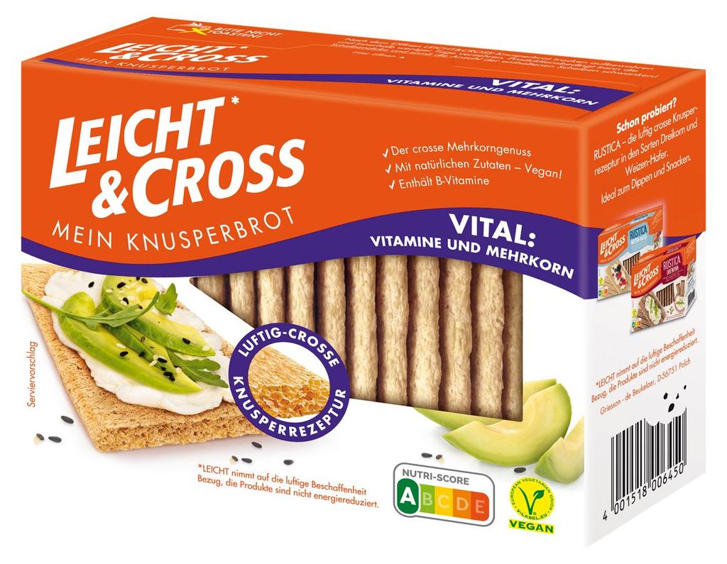 Leicht&Cross Knusperbrot Vital Produktbild 