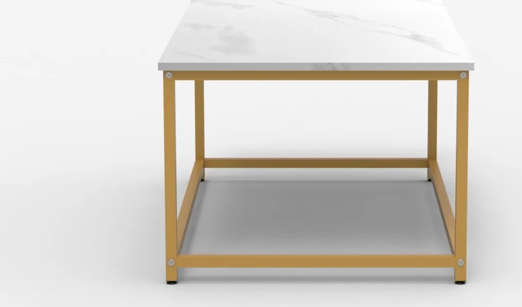 Table basse de salon chic effet marbre Corniola pour déco d'intérieur - 10