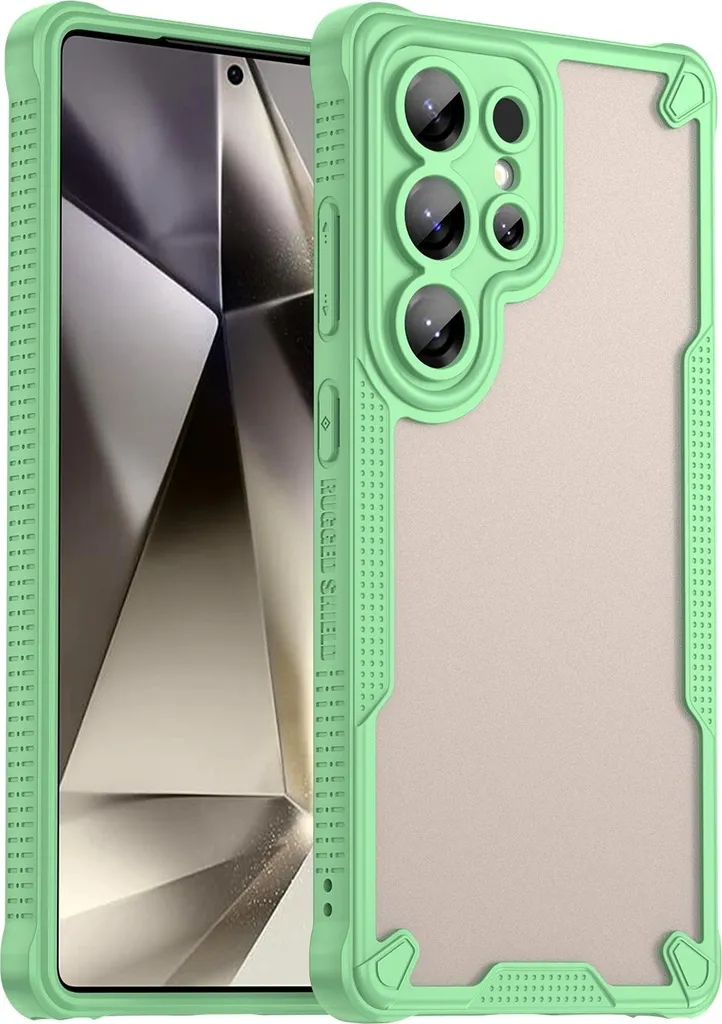 Cover Samsung Galaxy S25 Ultra Verde - Protezione Phonesta Shockproof - 1