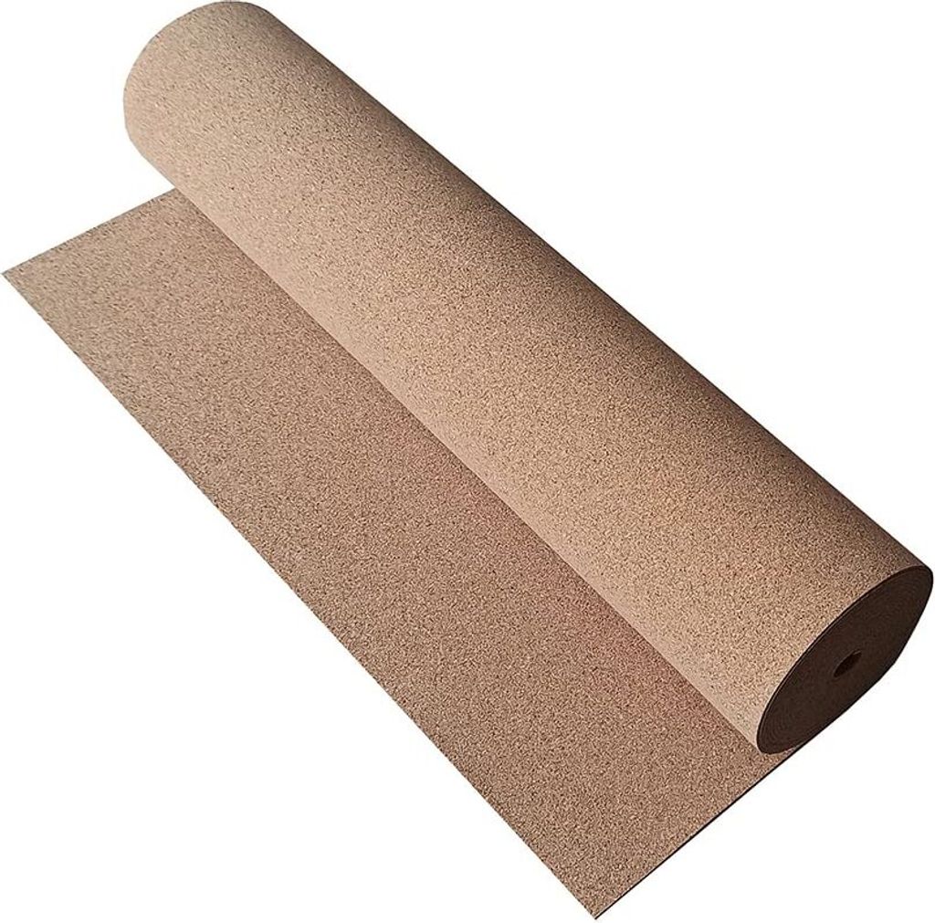 Korkplatte Meterware Größe 1 x 10 Meter Korkrolle Rolle 2mm 3mm 4mm 6mm 8mm 10mm (3mm)