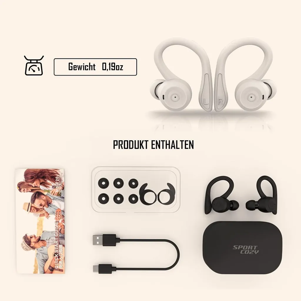 Auricolari Bluetooth magnetici con telecomando, anti-nodo - Nero/Pesca