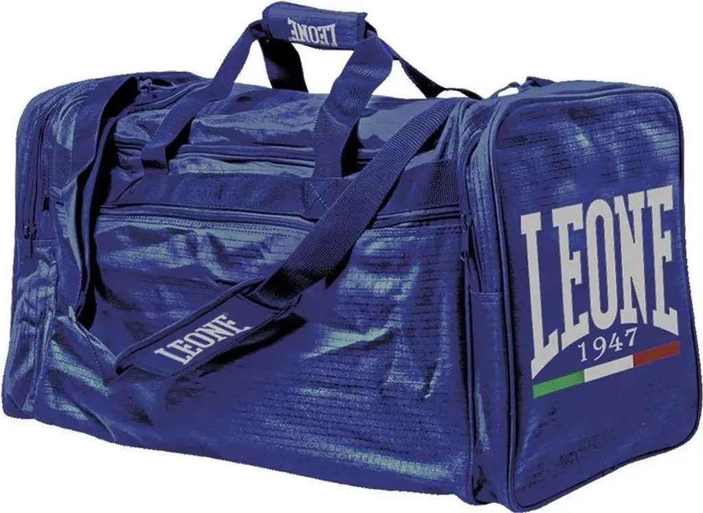 Sac de sport 80L Leone1947 Training bleu avec grande capacité de stockage