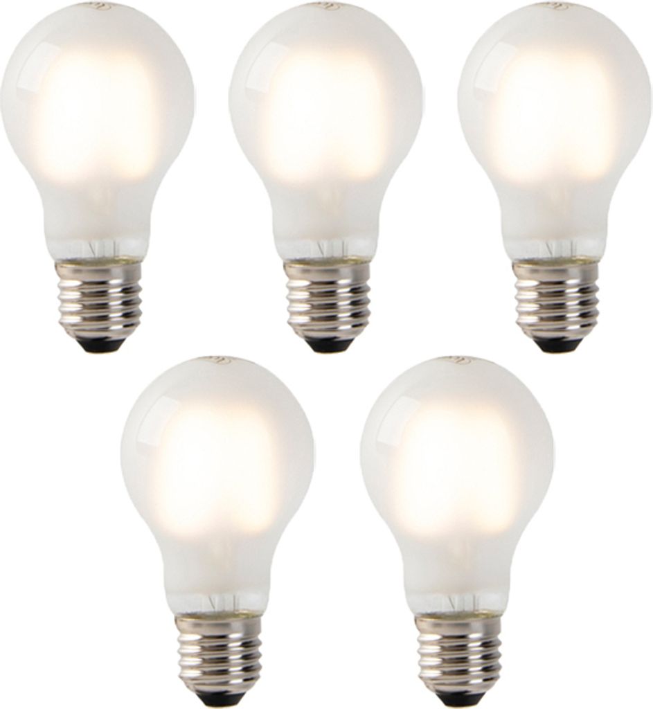 LUEDD 5er Set E27 LED Glühlampen Milchglas A60 2W 180 lm 2700K