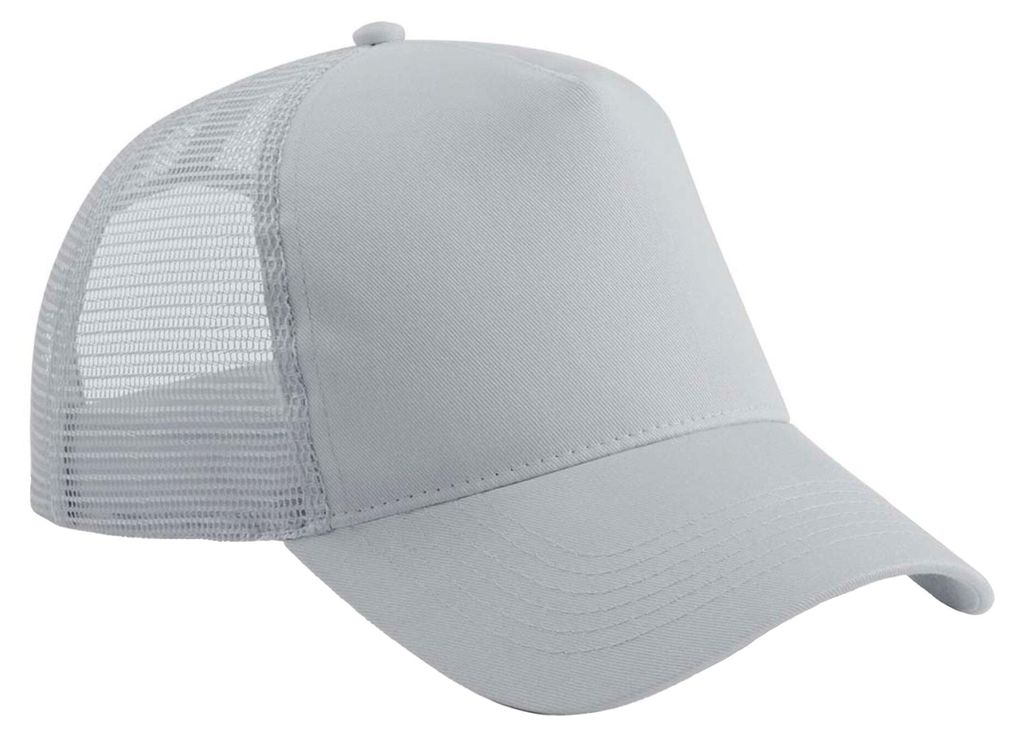 Beechfield - Trucker Cap Snapback für Kinder FK1683 (Einheitsgröße) (Hellgrau)