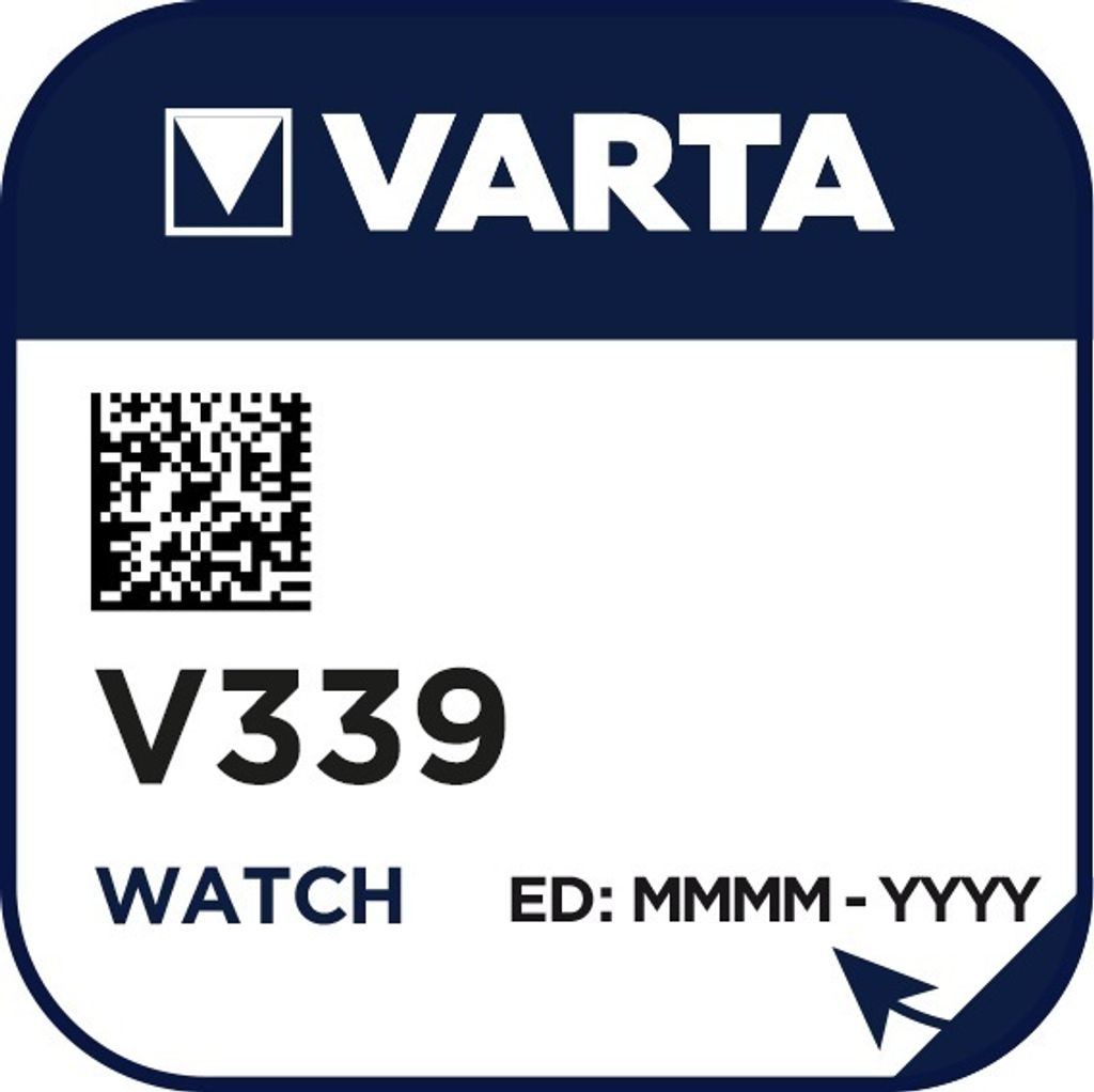 339, Varta V339, SR614SW coin cell for clocks etc.